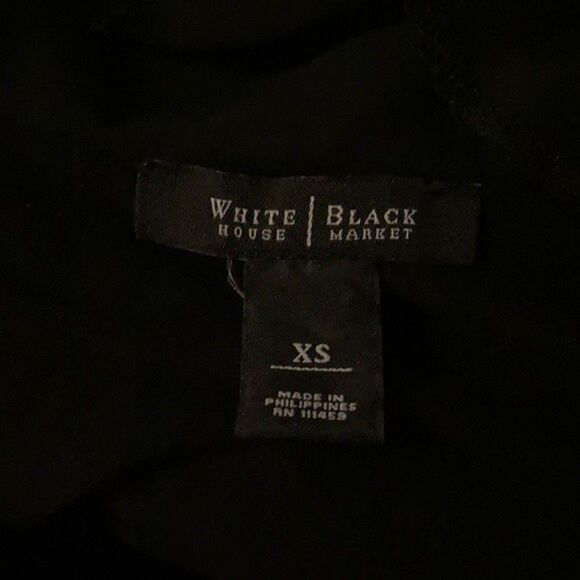 White House | Black Market Ruffled Black Mini Dress
 XS - Picture 2 of 3